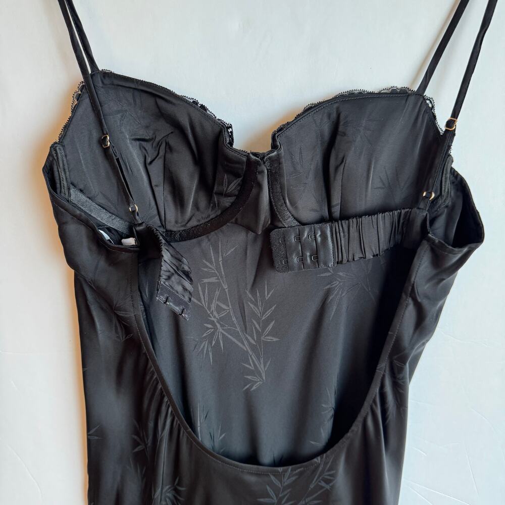 Rumored Negroni Black Lace Midi Slip Dress Fairy Grunge Witchy Y2K Size Medium - Picture 11 of 16